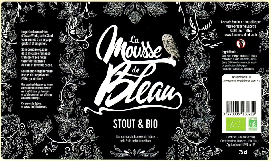 Etiquette BRASSERIE BACOTTE 15