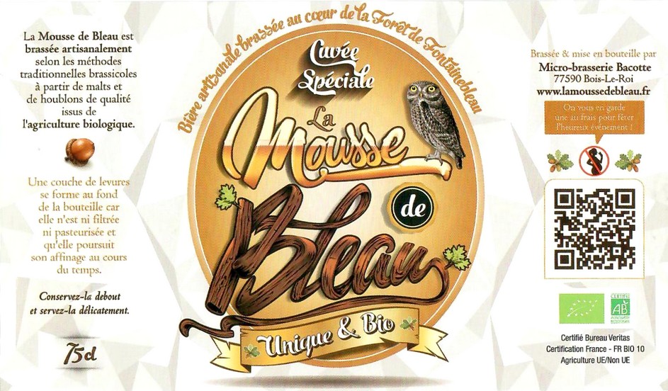 Etiquette BRASSERIE BACOTTE 20