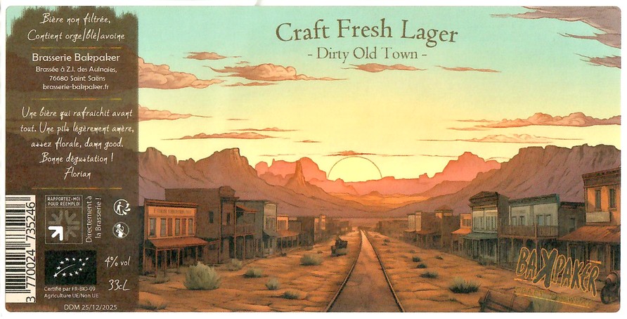 Etiquette BRASSERIE BAKPAKER 10