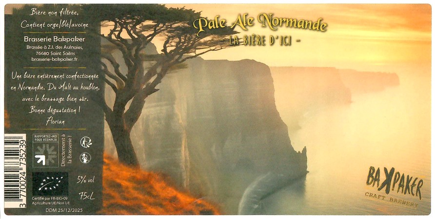 Etiquette BRASSERIE BAKPAKER 11