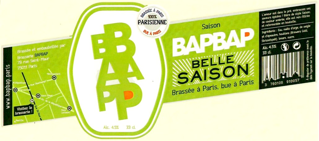 Etiquette BRASSERIE BAPBAP 04
