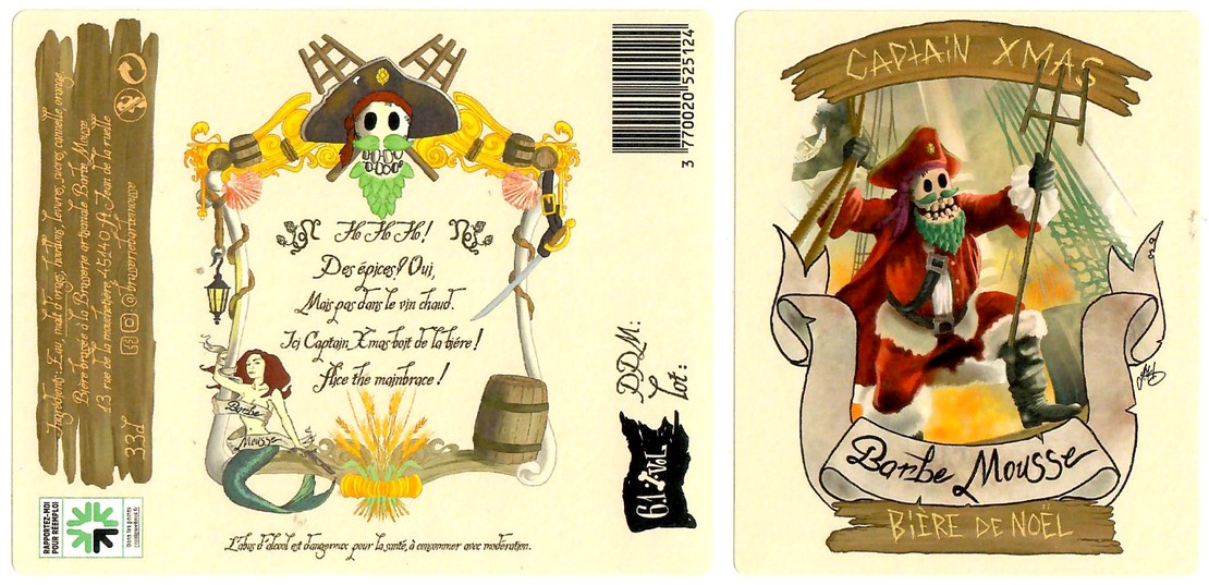 Etiquette BRASSERIE BARBE MOUSSE 14