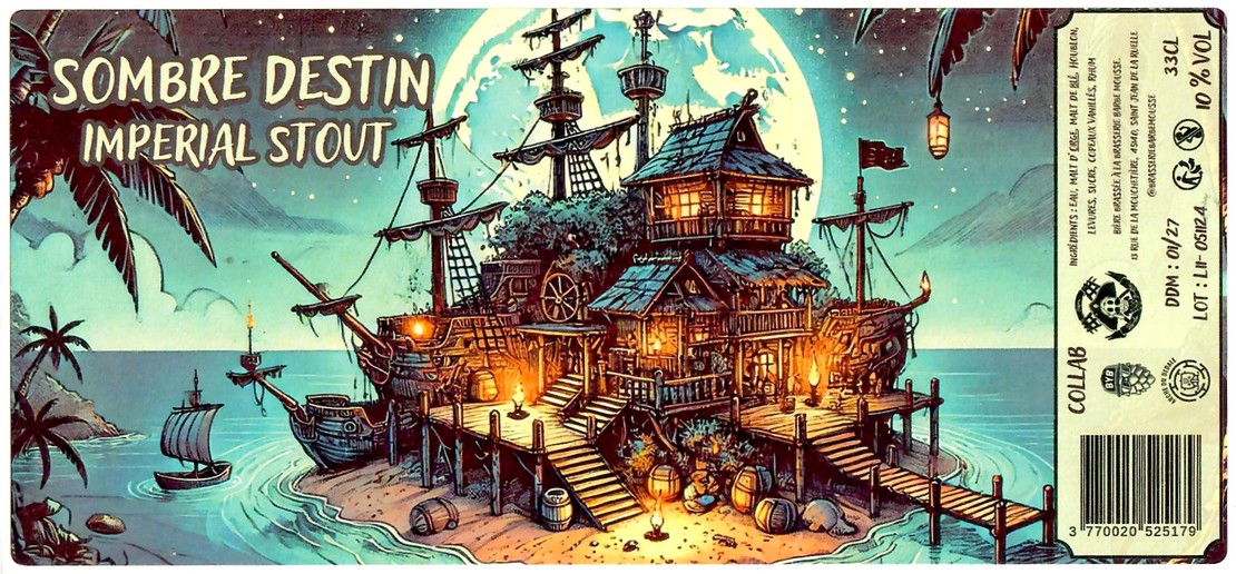 Etiquette BRASSERIE BARBE MOUSSE 16