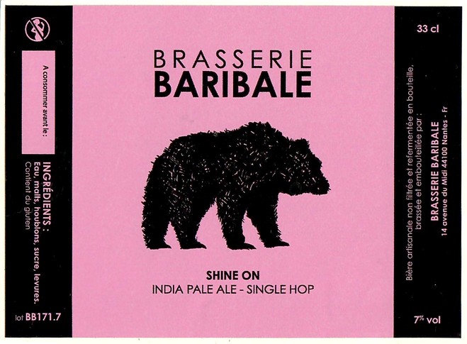 Etiquette BRASSERIE BARIBALE 05