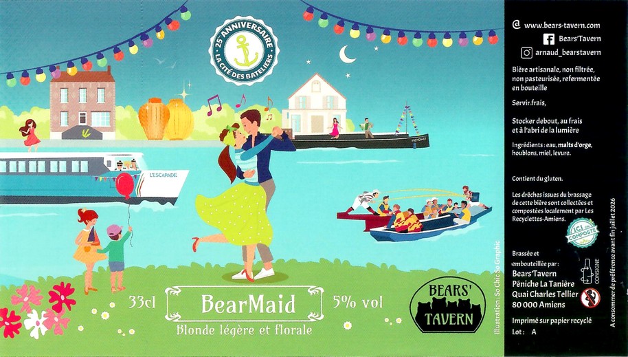 Etiquette BRASSERIE BEARS' TAVERN 23