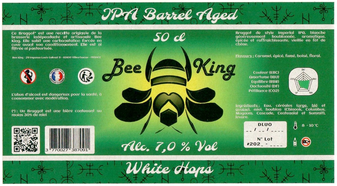 Etiquette BRASSERIE BEE KING 02