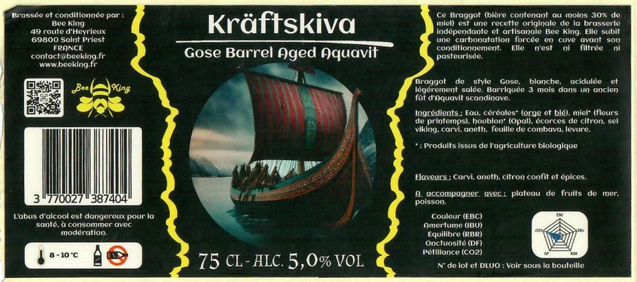 Etiquette BRASSERIE BEE KING 03