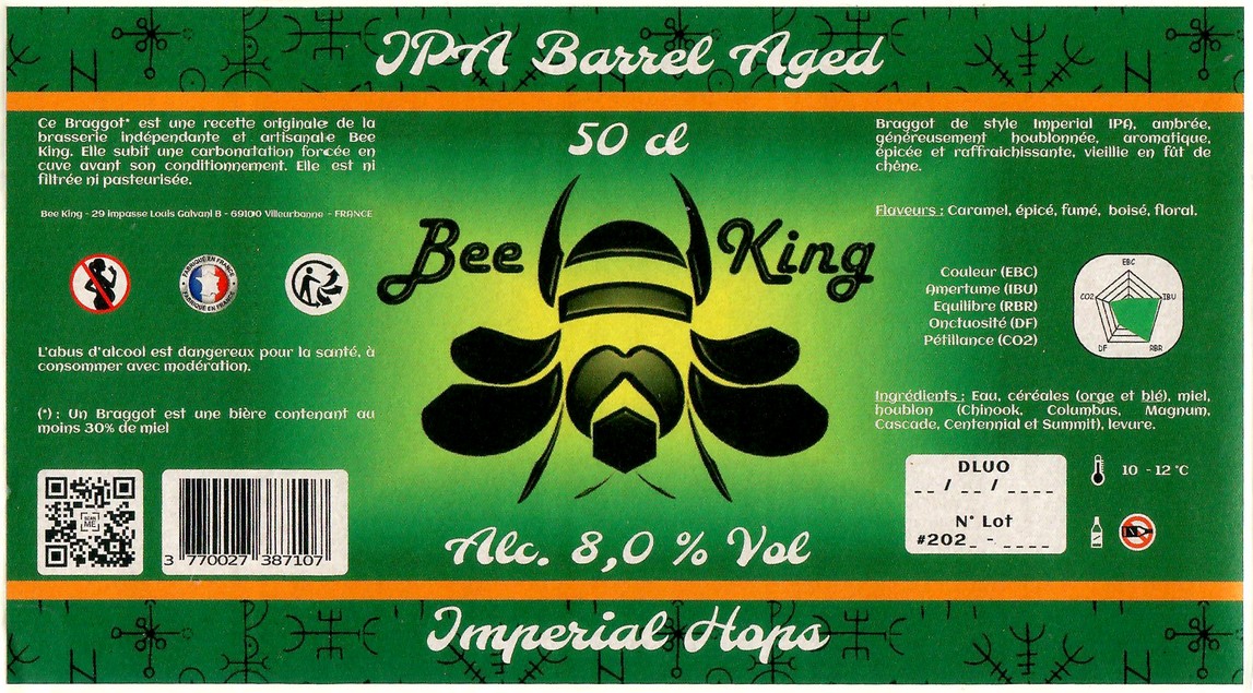 Etiquette BRASSERIE BEE KING 06