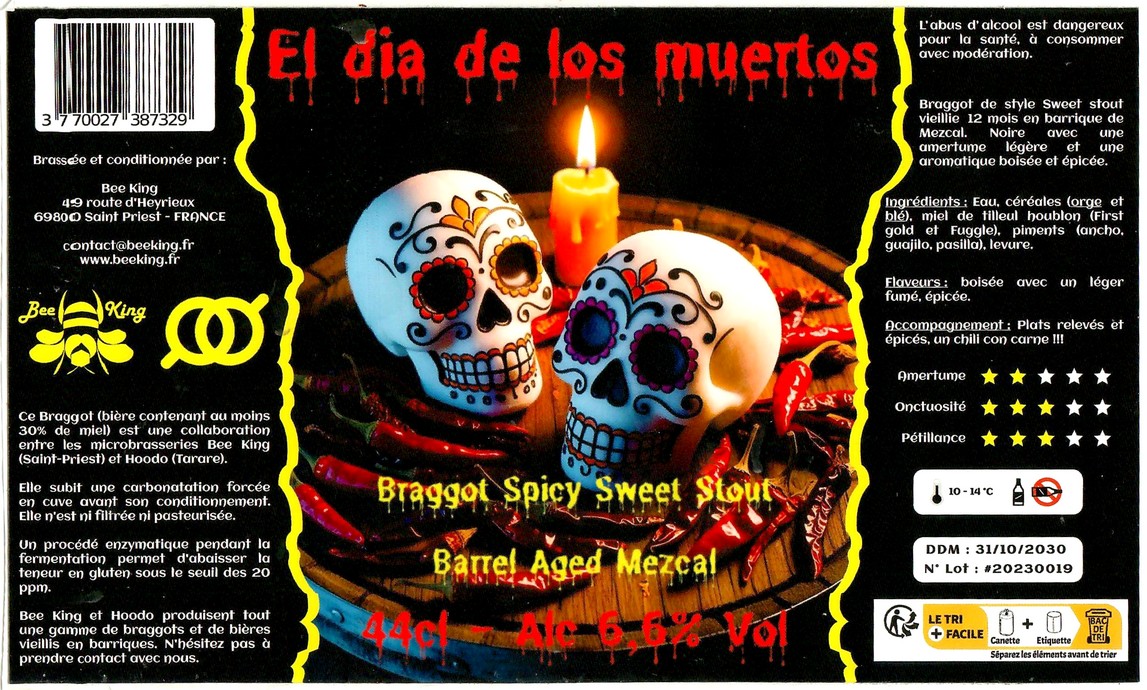 Etiquette BRASSERIE BEE KING 24