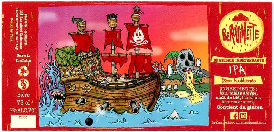 Etiquette BRASSERIE BEROUINETTE 05