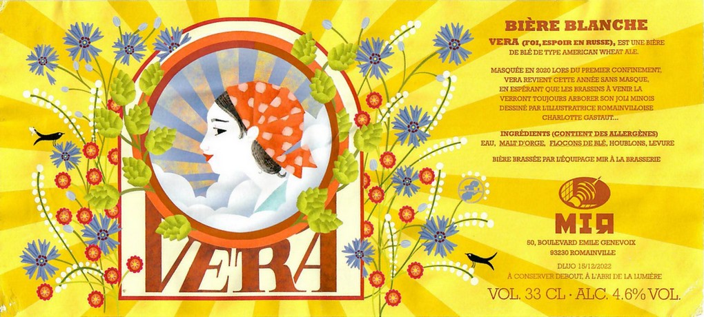 Etiquette BRASSERIE BIERE MIR 01