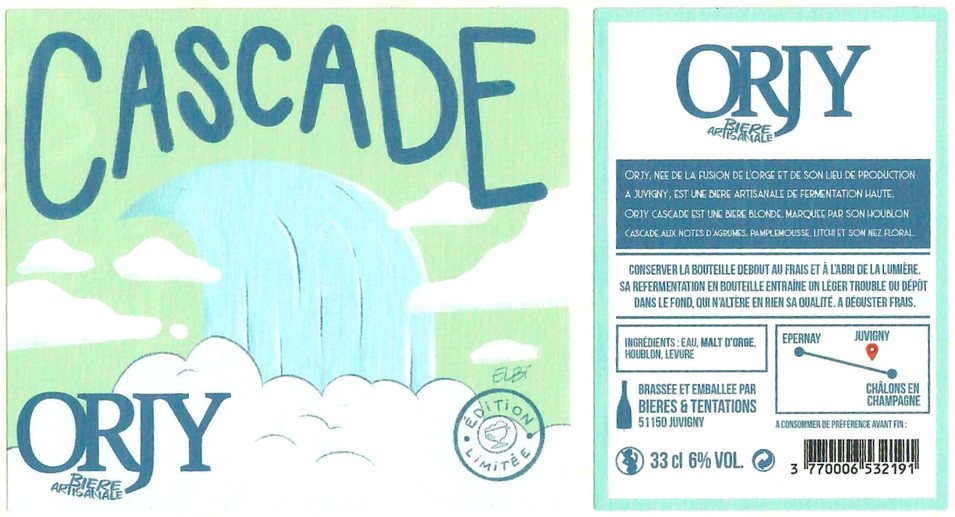 Etiquette BRASSERIE BIERES ET TENTATIONS 30