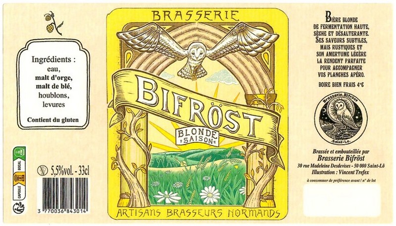 Etiquette BRASSERIE BIFROST 01