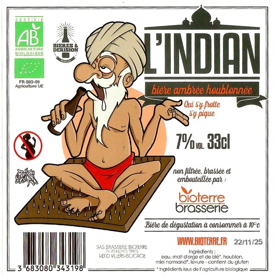 Etiquette BRASSERIE BIOTERRE 14 01