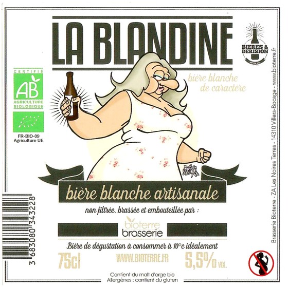 Etiquette BRASSERIE BIOTERRE 14 03