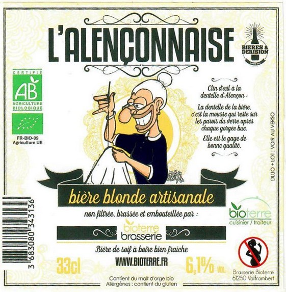 Etiquette BRASSERIE BIOTERRES 23