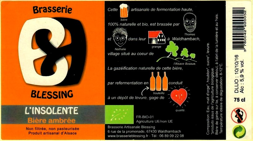 etiquette BRASSERIE BLESSING 01