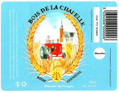 Etiquette BRASSERIE BOIS DE LA CHAPELLE 03