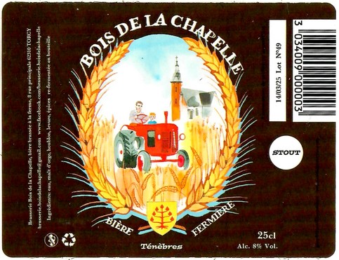 Etiquette BRASSERIE BOIS DE LA CHAPELLE 05