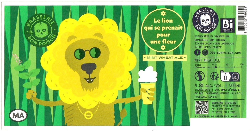Etiquette BRASSERIE BON POISON 73