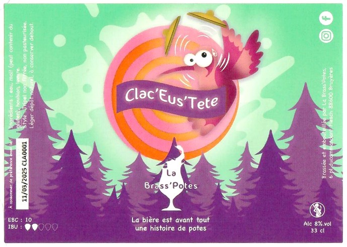 Etiquette BRASSERIE BRASS'POTES 02