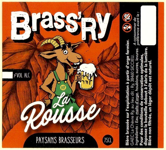 Etiquette BRASSERIE BRASS'RY 04