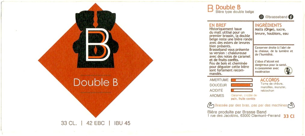 Etiquette BRASSERIE BRASSE BAND 08