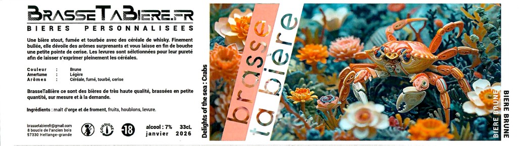 Etiquette BRASSERIE BRASSE TA BIERE 15