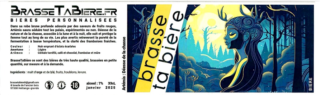 Etiquette BRASSERIE BRASSE TA BIERE 41