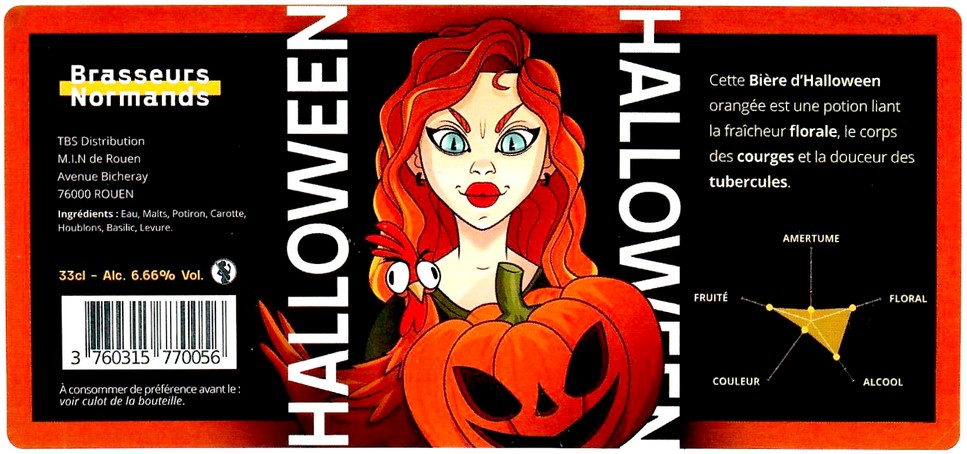 Etiquette BRASSERIE BRASSEURS NORMANDS 02