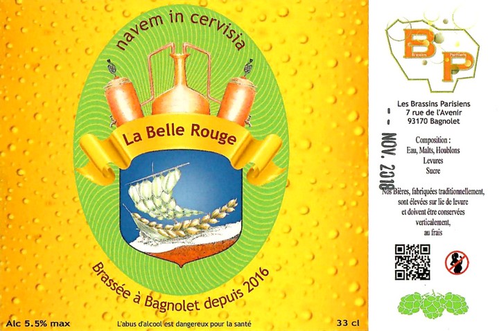 Etiquette BRASSERIE LES BRASSINS PARISIENS 11