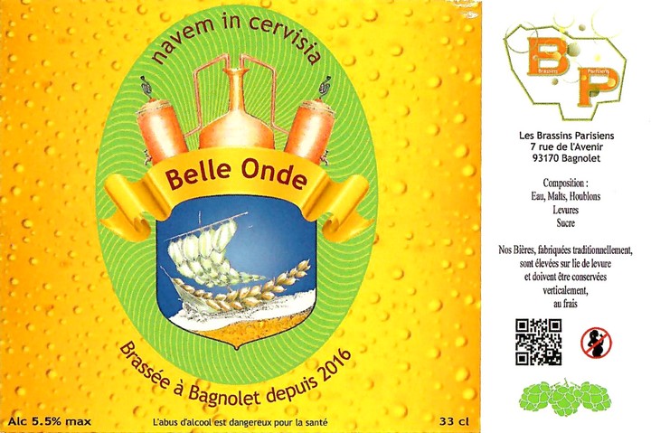 Etiquette BRASSERIE LES BRASSINS PARISIENS 14