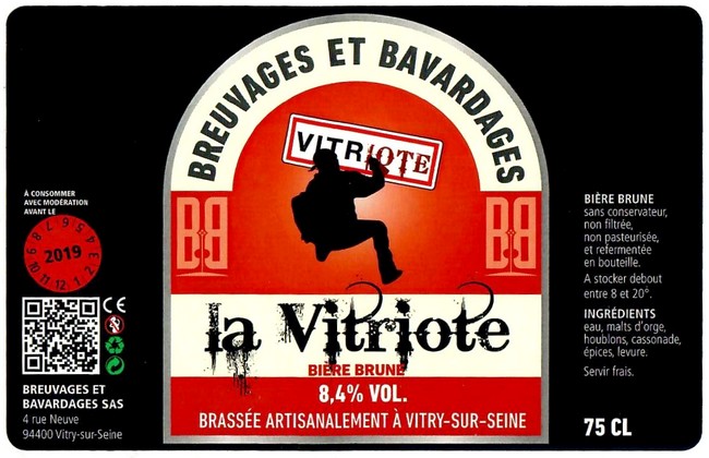 Etiquette BRASSERIE BREUVAGES ET BAVARDAGES 04