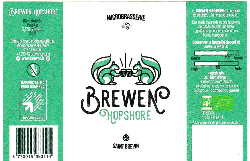 Etiquette BRASSERIE BREWEN 03