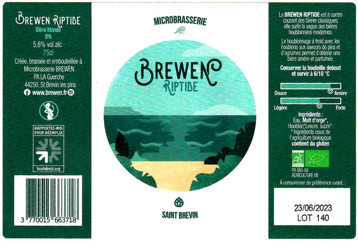 Etiquette BRASSERIE BREWEN 04