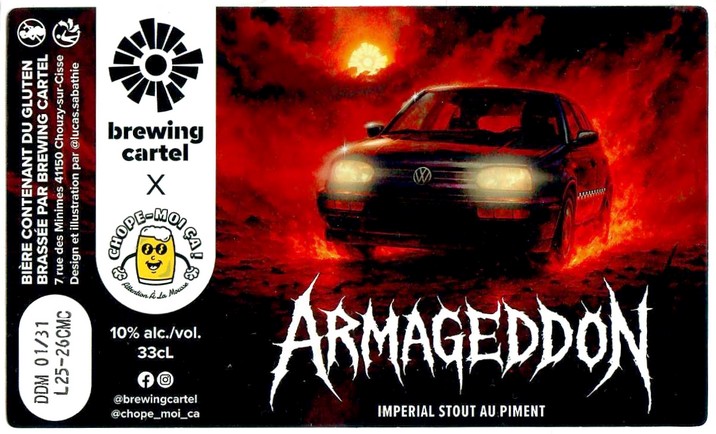 Etiquette BRASSERIE BREWING CARTEL 14