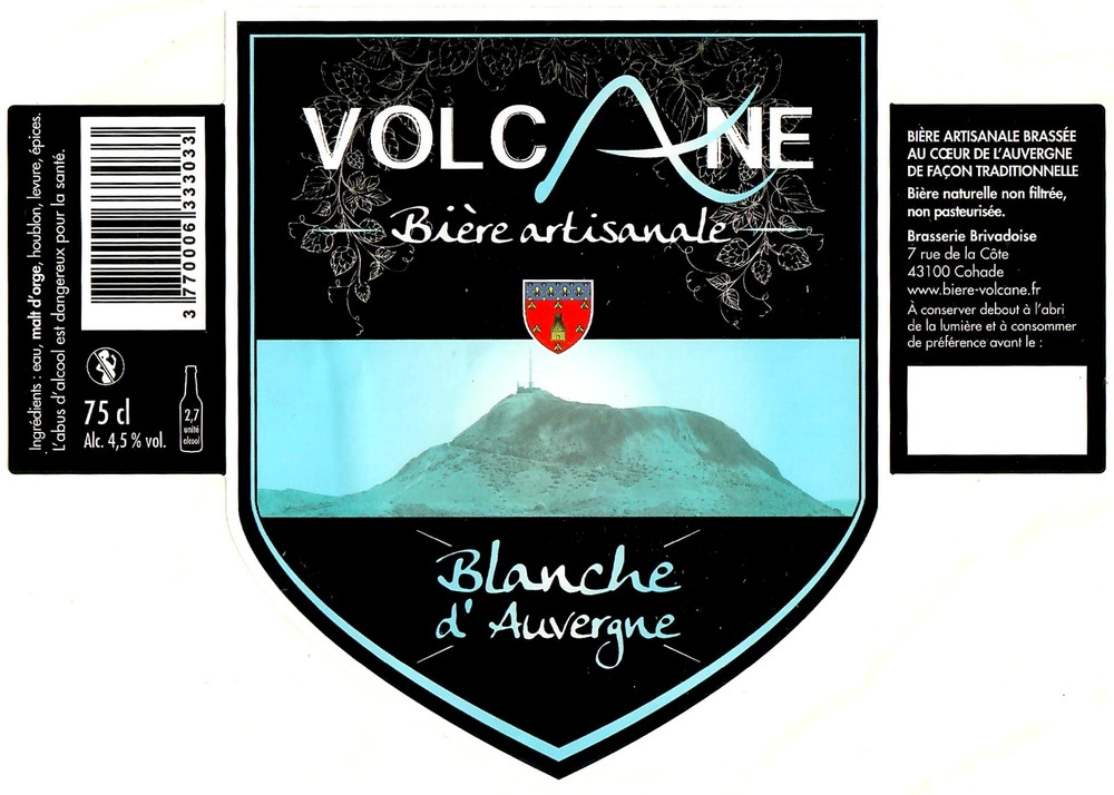 Etiquette BRASSERIE BRIVADOISE 13