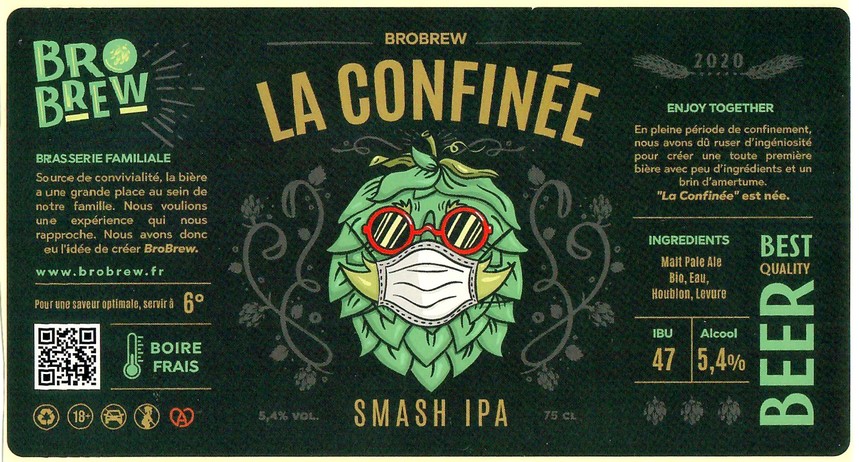 Etiquette BRASSERIE BROBREW 09