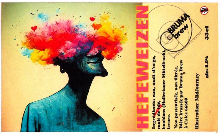 Etiquette BRASSERIE BRUMA BREW 03