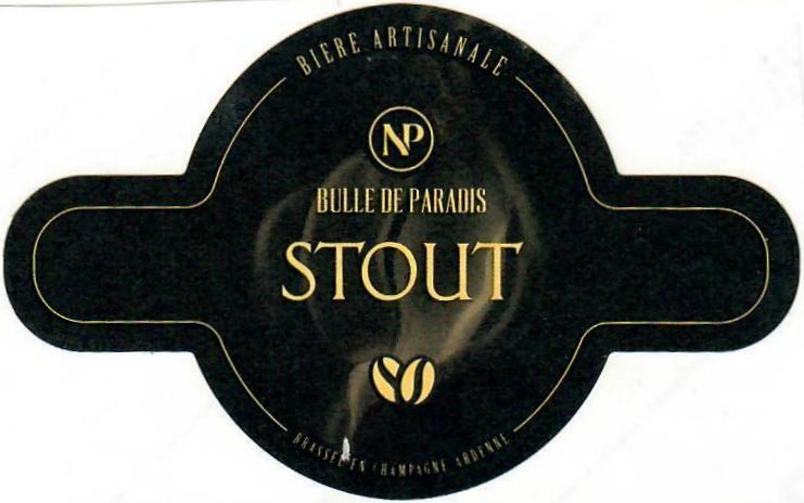 Etiquette BRASSERIE BULLE DE PARADIS 01