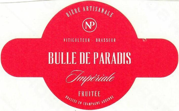 Etiquette BRASSERIE BULLE DE PARADIS 02