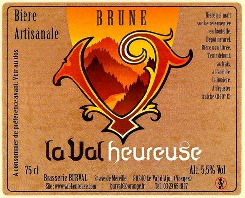 Etiquette BRASSERIE BURVAL 01