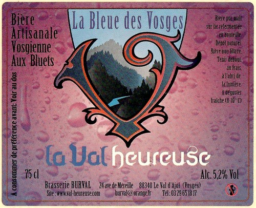 Etiquette BRASSERIE BURVAL 04