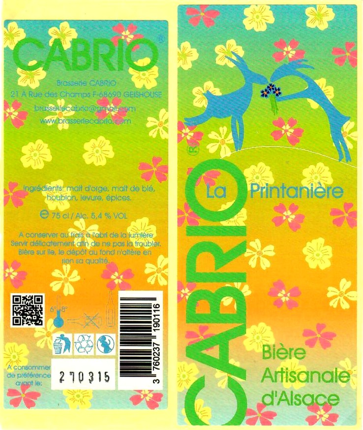etiquette BRASSERIE CABRIO 08