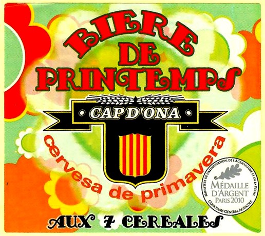 etiquette BRASSERIE CAP D'ONA 19