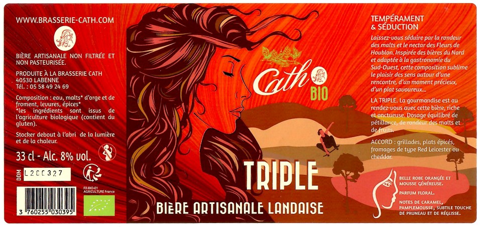 Etiquette BRASSERIE CATH 35