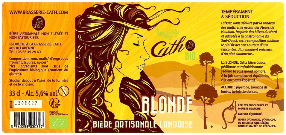 Etiquette BRASSERIE CATH 36