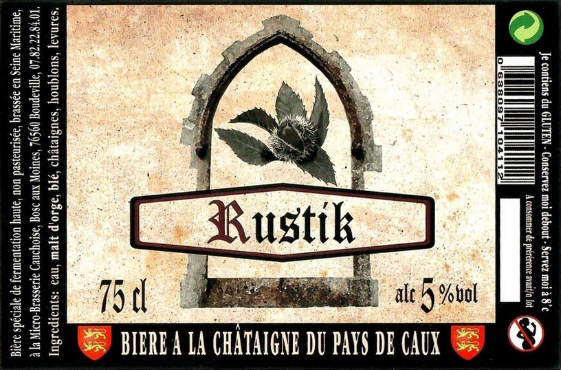 Etiquette BRASSERIE CAUCHOISE 26