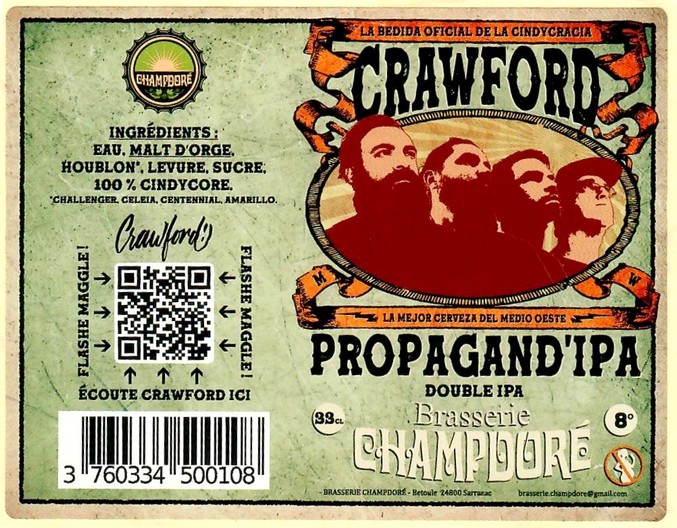 Etiquette BRASSERIE CHAMPDORE 13