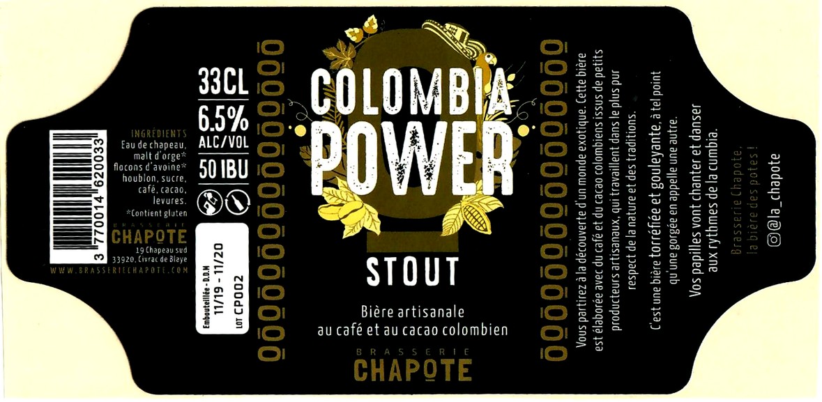 etiquette BRASSERIE CHAPOTE 02